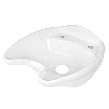 Barbershop washbasin GABBIANO, White