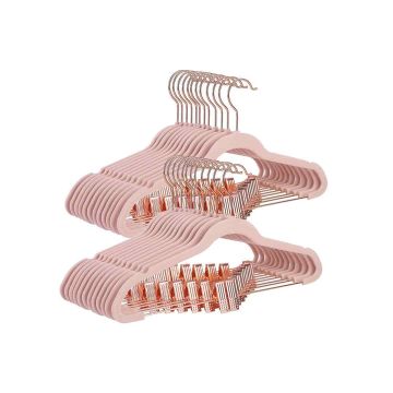 24 pcs. light pink hanger set