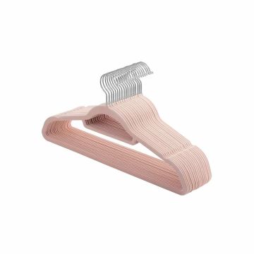Clothes hangers 20 pcs. with central strip for ties