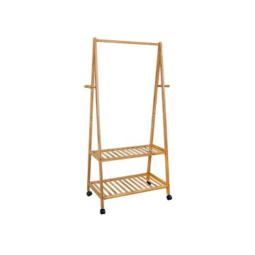 Bamboo clothes rack