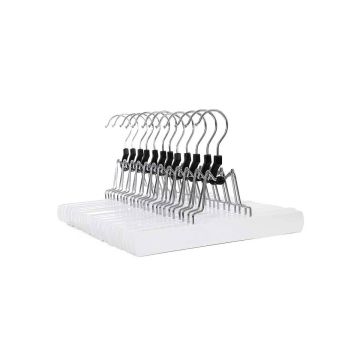 Trouser hanger set, 12 pcs., white
