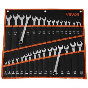 Combination wrench set VEVOR L0032BGY, 32 pcs.