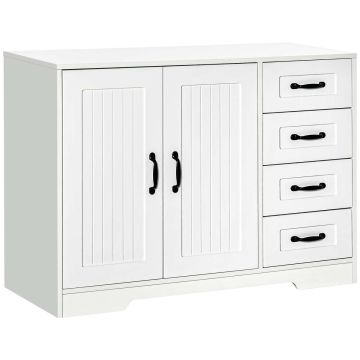 Komoda Homcom 105x40x76cm., biała