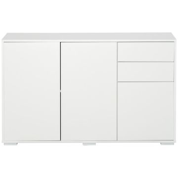 Komoda Homcom 117x36x74cm., biała