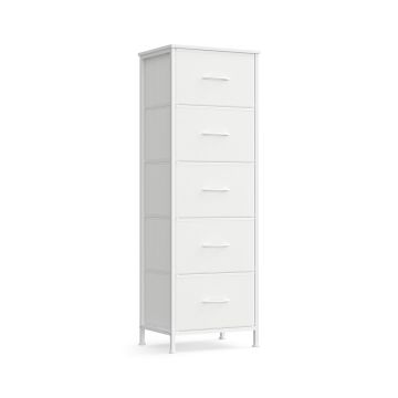 Komoda SONGMICS, 4 szuflady materiałowe, 39,6 × 116,7 × 30 cm