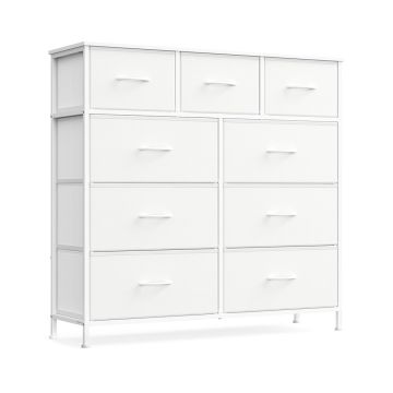 Komoda SONGMICS, 4 szuflady materiałowe, 98,8 × 95,2 × 30 cm