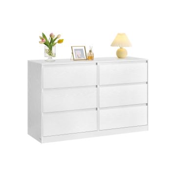 Komoda VASAGLE Kailyn, 6 szuflad, 40 × 119,4 × 75 cm