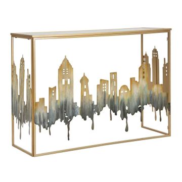 Консоль City, Золотистая, 110 × 81 × 38,5 см