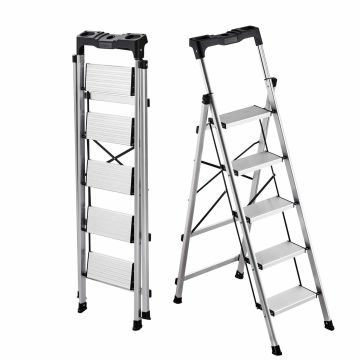 Ladder VEVOR AP-2415TA, 5 steps, 48 ​​× 83.5 × 149 cm