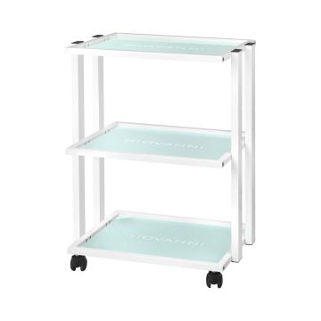 Cosmetic table GIOVANNI 1041, 3 shelves, 80 × 55 × 44 cm