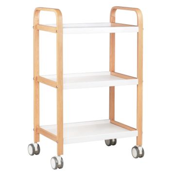 ACTIVESHOP makeup table, mobile, White