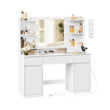 VASAGLE dressing table, 9 drawers, 40 × 107 × 144 cm