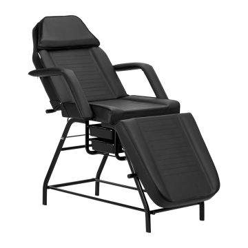 Cosmetology chair ActiveShop, with two trays, Black