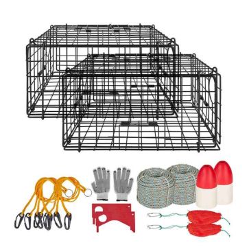 Crab trap VEVOR, 2 pcs, 620 × 620 × 300 mm