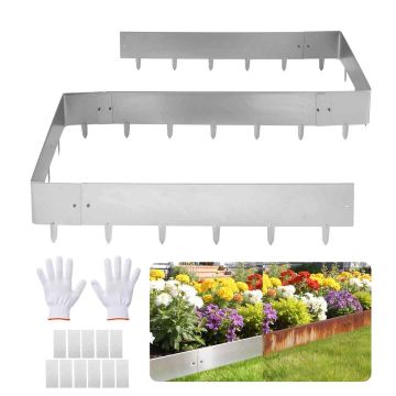 Landscape edging VEVOR HA-SS-2508, 10 pcs, 100 × 23 cm