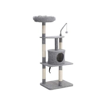 Scratching post 136 cm., light gray