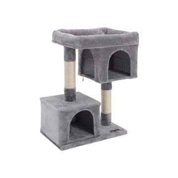 Scratching post 84 cm., light gray