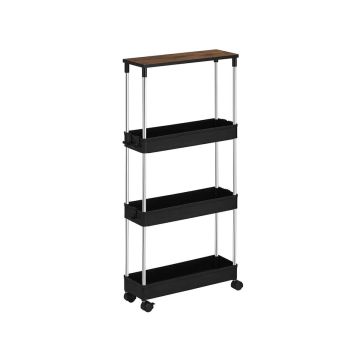 4-tier trolley with wheels KSC030B01
