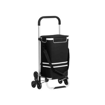 Shopping trolley, black