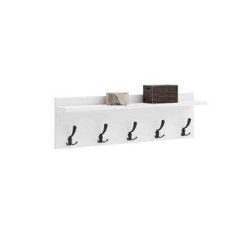 Stylish clothes rack Andy 100x30x16 cm, white