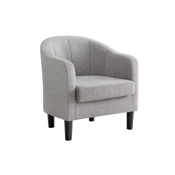 Armchair 67.5x67x71cm., gray/black