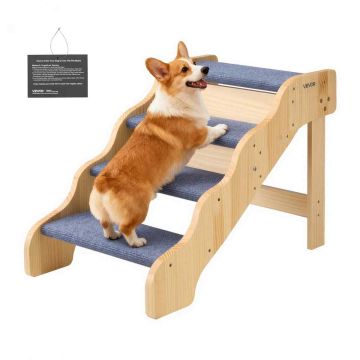 Pet stairs VEVOR ZD-25DOG02, 4 steps, fixed, 74 × 50 × 43 cm