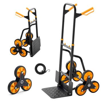 Wózek inwalidzki do poruszania się po schodach VEVOR, 6 kół, 200 kg, 65 × 115 × 52 cm