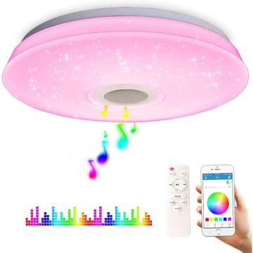 Inteligentna lampa sufitowa z funkcją Bluetooth, biała