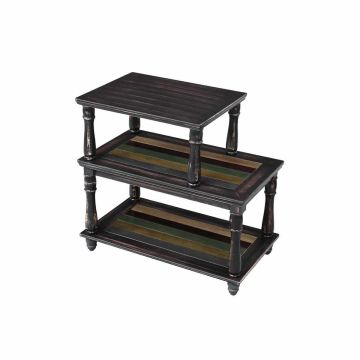 Vintage Style 3-Tier Side Table
