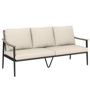 Sofa ogrodowa 3-osobowa, 176 × 78 × 75 cm