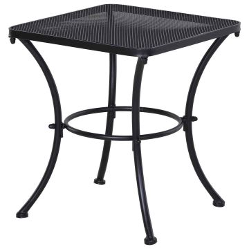 Outdoor table Outsunny 45x45x50cm., black