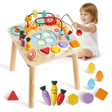 Educational table VEVOR AC8354, 8 activities, 35 × 46.5 × 34 cm