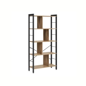 Shelf 29.1x74x154.5cm., light brown/black