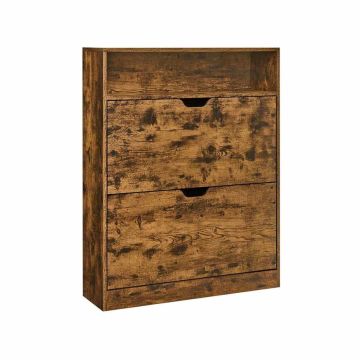 Szafka na buty 24x80x102cm, brązowa