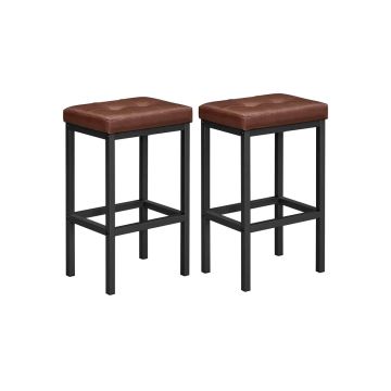 Bar stool set of 2 pcs. 40 x 30 x 62 cm without back