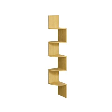 Hanging shelf 20x20x126cm., light brown