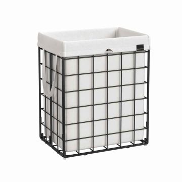 Laundry basket, white
