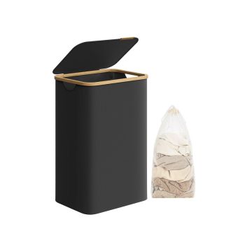 Laundry basket 32x42x70.5cm., black