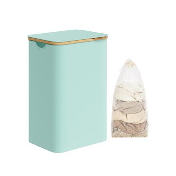 Laundry basket 32x42x70.5cm., mint color