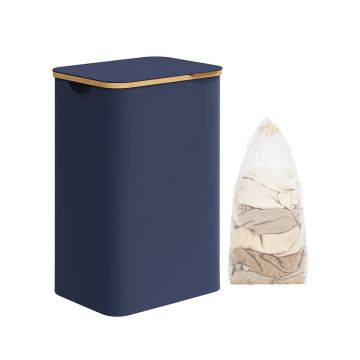 Laundry basket 32x42x70.5cm., dark blue