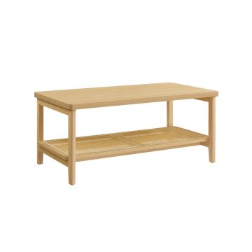 Stolik kawowy 55x100x45cm, jasnobrązowy