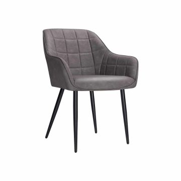 Dining chair/armchair, gray