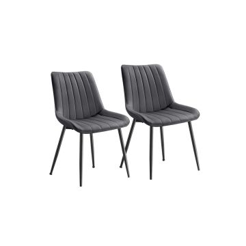 Bar stool set 60x50.1x88.6cm., black