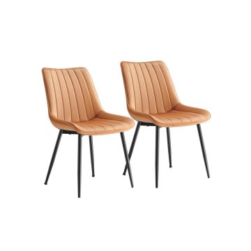 Bar stool set 60x50.1x88.6cm., black/brown