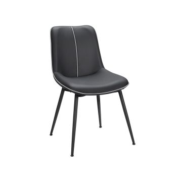 Dining chair 56x50.3x81cm., black