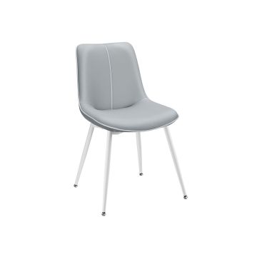 Bar stool 56x50.3x81cm., gray/white