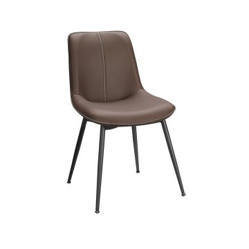 Bar stool 56x50.3x81cm., dark brown/black