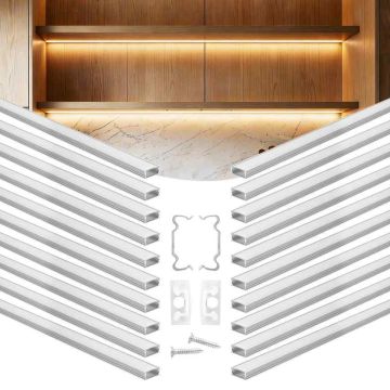 LED aluminum channel VEVOR, 20 pcs.