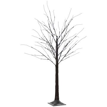 Choinka brzozowa LED, 96 lampek LED, 22 × 22 × 150 cm