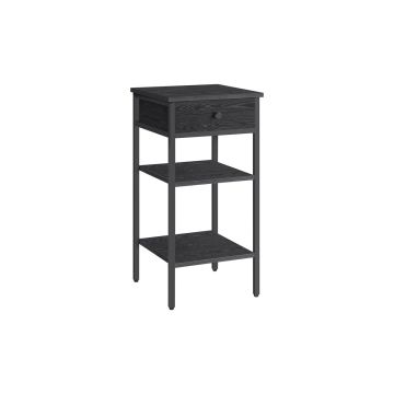 Bedside table 35x35x70cm., black